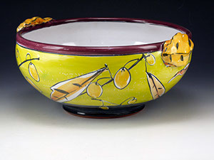 Arbuckle 2013 Bowl w Leaf Handles 533 (1PP)